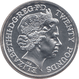 2013 SILVER TWENTY POUND ( BU ) - SILVER WORLD COINS - Cambridgeshire Coins