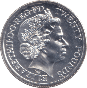 2013 SILVER TWENTY POUNDS ( BU ) 1 - SILVER WORLD COINS - Cambridgeshire Coins