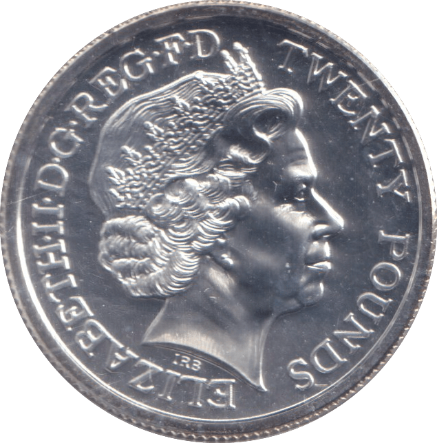 2013 SILVER TWENTY POUNDS ( BU ) 1 - SILVER WORLD COINS - Cambridgeshire Coins