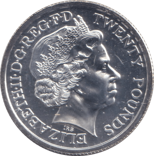 2013 SILVER TWENTY POUNDS ( BU ) - SILVER WORLD COINS - Cambridgeshire Coins