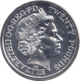 2013 SILVER TWENTY POUNDS ( BU ) - SILVER WORLD COINS - Cambridgeshire Coins