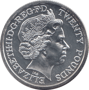 2013 SILVER TWENTY POUNDS BU - SILVER WORLD COINS - Cambridgeshire Coins