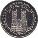 2013 TWO POUNDS CORONATION BRITISH INDIAN OCEAN TERRITORY - WORLD COINS - Cambridgeshire Coins