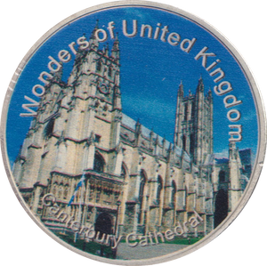 2013 WONDERS OF THE WORLD CANTERBURY CATHEDRAL MEDALLION - MEDALS & MEDALLIONS - Cambridgeshire Coins