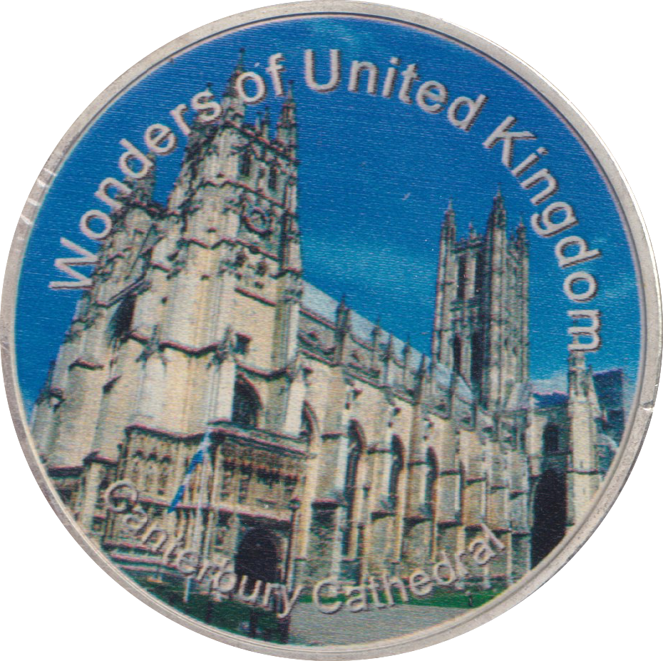 2013 WONDERS OF THE WORLD CANTERBURY CATHEDRAL MEDALLION - MEDALS & MEDALLIONS - Cambridgeshire Coins