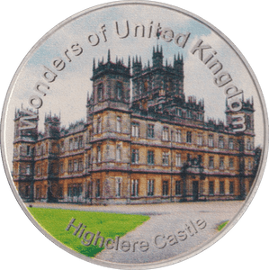 2013 WONDERS OF THE WORLD HIGHCLERE CASTLE MEDALLION - WORLD COINS - Cambridgeshire Coins