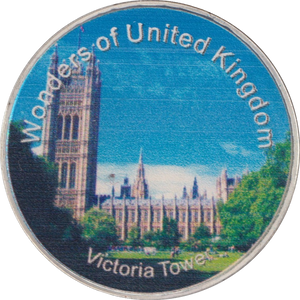 2013 WONDERS OF THE WORLD VICTORIA TOWER MEDALLION - WORLD COINS - Cambridgeshire Coins