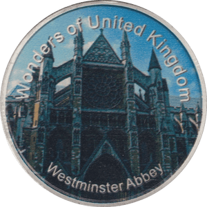 2013 WONDERS OF THE WORLD WESTMINSTER ABBEY MEDALLION - WORLD COINS - Cambridgeshire Coins