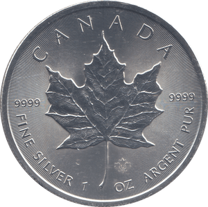 2014 1 OZ SILVER FIVE DOLLAR CANADA MAPLE LEAF - WORLD COINS - Cambridgeshire Coins