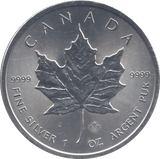 2014 1 OZ SILVER FIVE DOLLAR CANADA MAPLE LEAF - WORLD COINS - Cambridgeshire Coins
