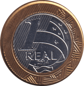 2014 1 REAL OLYMPIC PARATRIATHLON BRAZIL - WORLD COINS - Cambridgeshire Coins