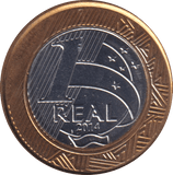 2014 1 REAL OLYMPIC PARATRIATHLON BRAZIL - WORLD COINS - Cambridgeshire Coins