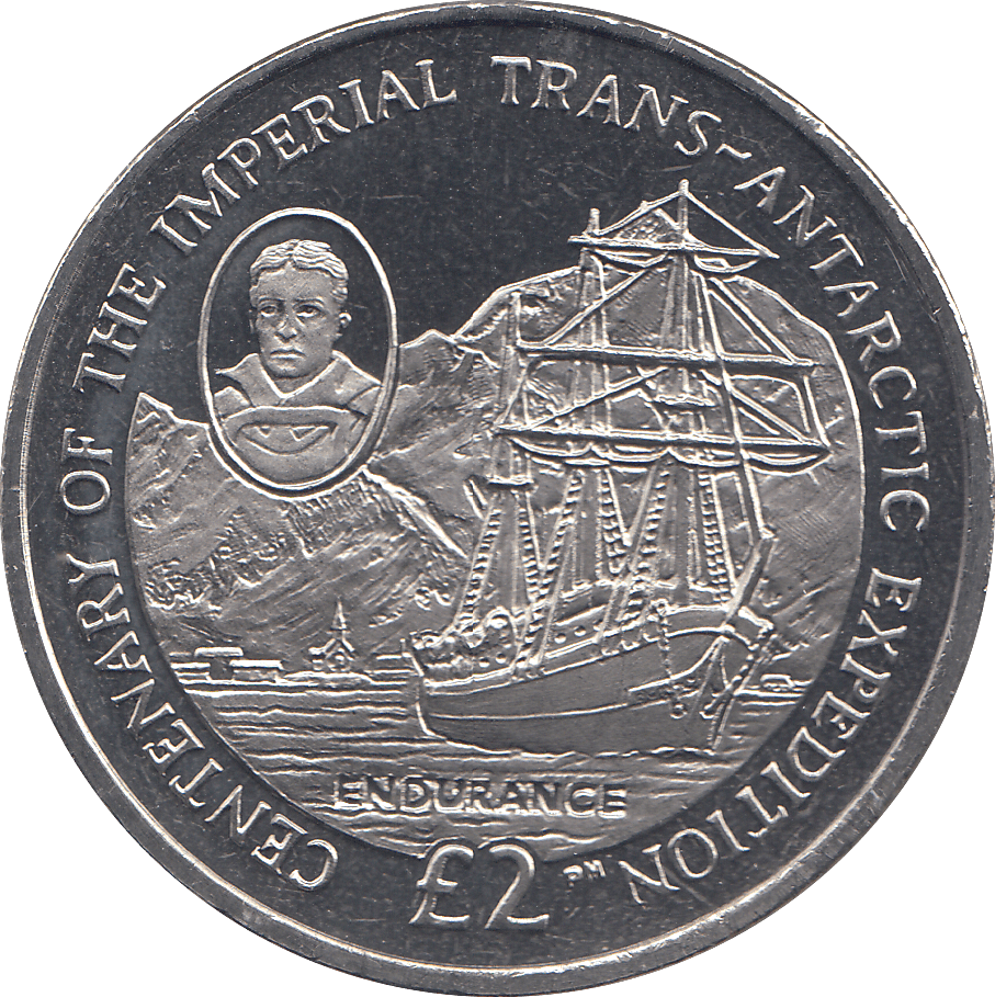 2014 2 POUND CENTURY OF THE IMPERIAL TRANS ANTARCTIC EXPEDITION ( BU ) - WORLD COINS - Cambridgeshire Coins