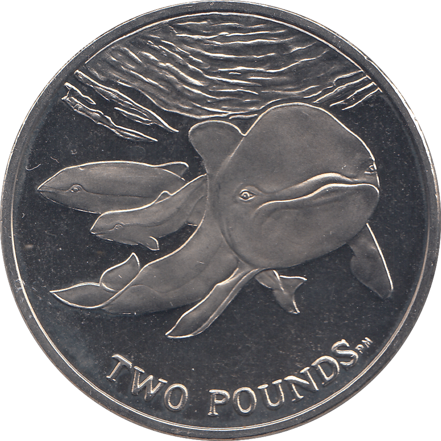 2014 2 POUND PORPOISE ( BU ) - WORLD COINS - Cambridgeshire Coins