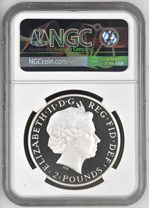 2014 £2 SILVER BRITANNIA S2PND ( NGC ) PF 69 ULTRA CAMEO - NGC SILVER COINS - Cambridgeshire Coins