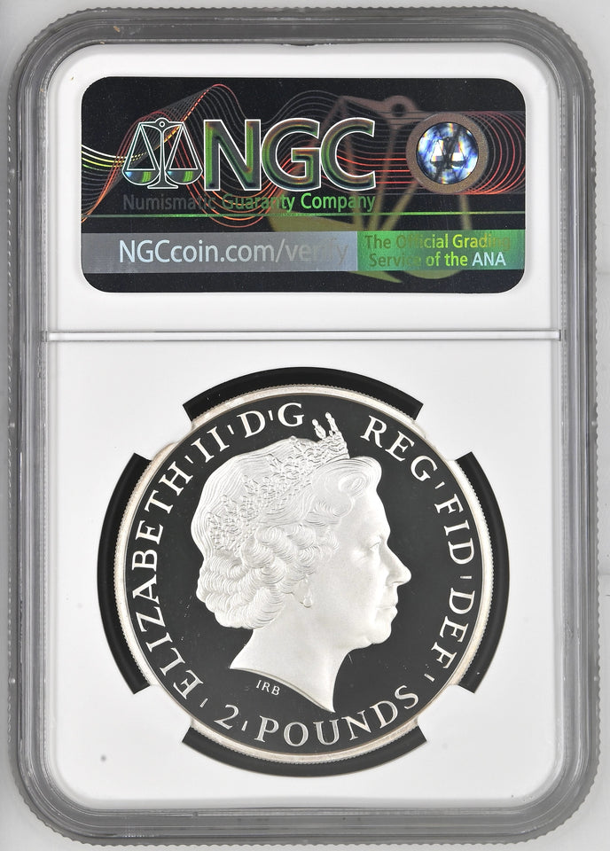 2014 £2 SILVER BRITANNIA S2PND ( NGC ) PF 69 ULTRA CAMEO - NGC SILVER COINS - Cambridgeshire Coins