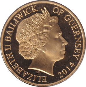 2014 50 PENCE BAILIWICK OF GUERNSEY - 50p BU - Cambridgeshire Coins