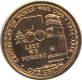 2014 9ct GOLD PROOF LIKE CROWN TRISTAN DA CUNHA - Gold World Coins - Cambridgeshire Coins