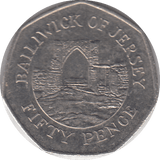 2014 BAILIWICK OF JERSEY 50P - WORLD COINS - Cambridgeshire Coins