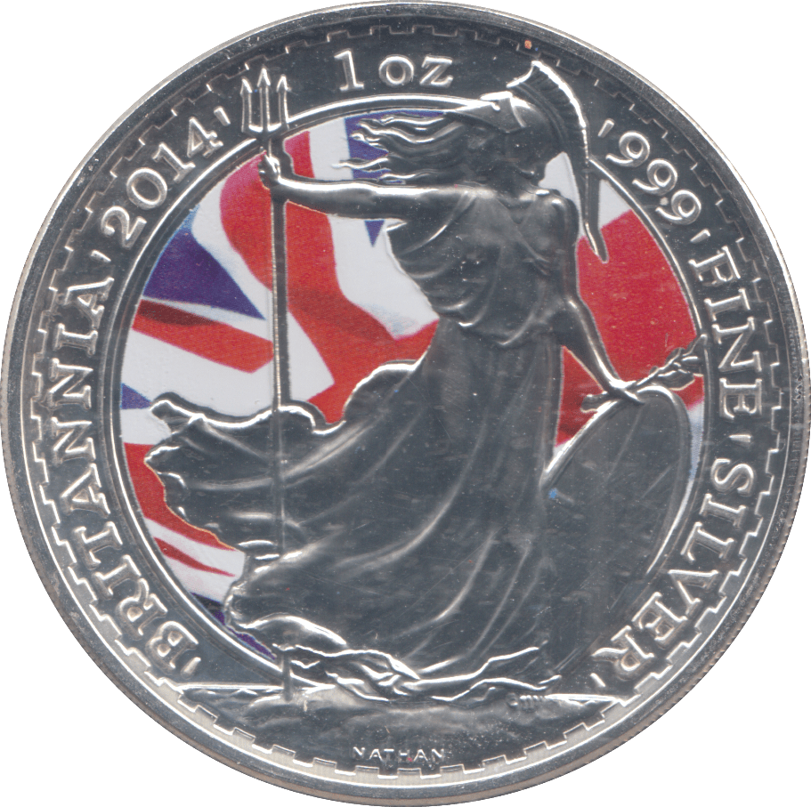 2014 BRITANNIA 1OZ FINE SILVER - SILVER BRITANNIA - Cambridgeshire Coins