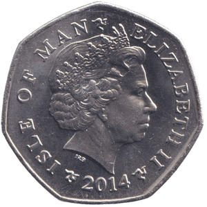 2014 CHRISTMAS 50P THE SNOWMAN & SNOWDOG ISLE OF MAN ( BUNC ) - 50P REGIONAL ISSUES - Cambridgeshire Coins