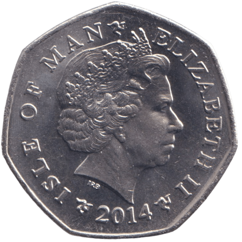 2014 CHRISTMAS 50P THE SNOWMAN & SNOWDOG ISLE OF MAN ( BUNC ) - 50P REGIONAL ISSUES - Cambridgeshire Coins
