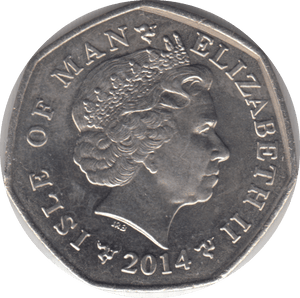 2014 CHRISTMAS 50P - 50P CHRISTMAS COIN - Cambridgeshire Coins