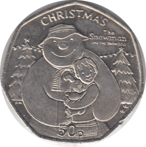 2014 CHRISTMAS 50P - 50P CHRISTMAS COIN - Cambridgeshire Coins