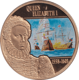 2014 COLOURED DOLLAR COOK ISLANDS - WORLD COINS - Cambridgeshire Coins