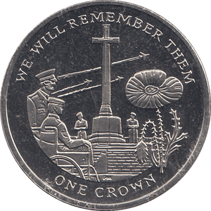 2014 CROWN WE WILL REMEMBER THEM ( BU ) - CROWN - Cambridgeshire Coins
