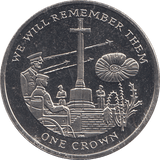 2014 CROWN WE WILL REMEMBER THEM ( BU ) - CROWN - Cambridgeshire Coins