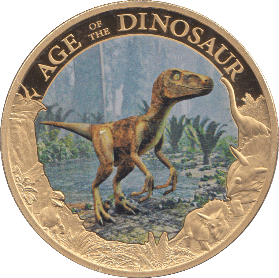 2014 DOLLAR AGE OF DINOSAURS COOK ISLANDS - WORLD COINS - Cambridgeshire Coins