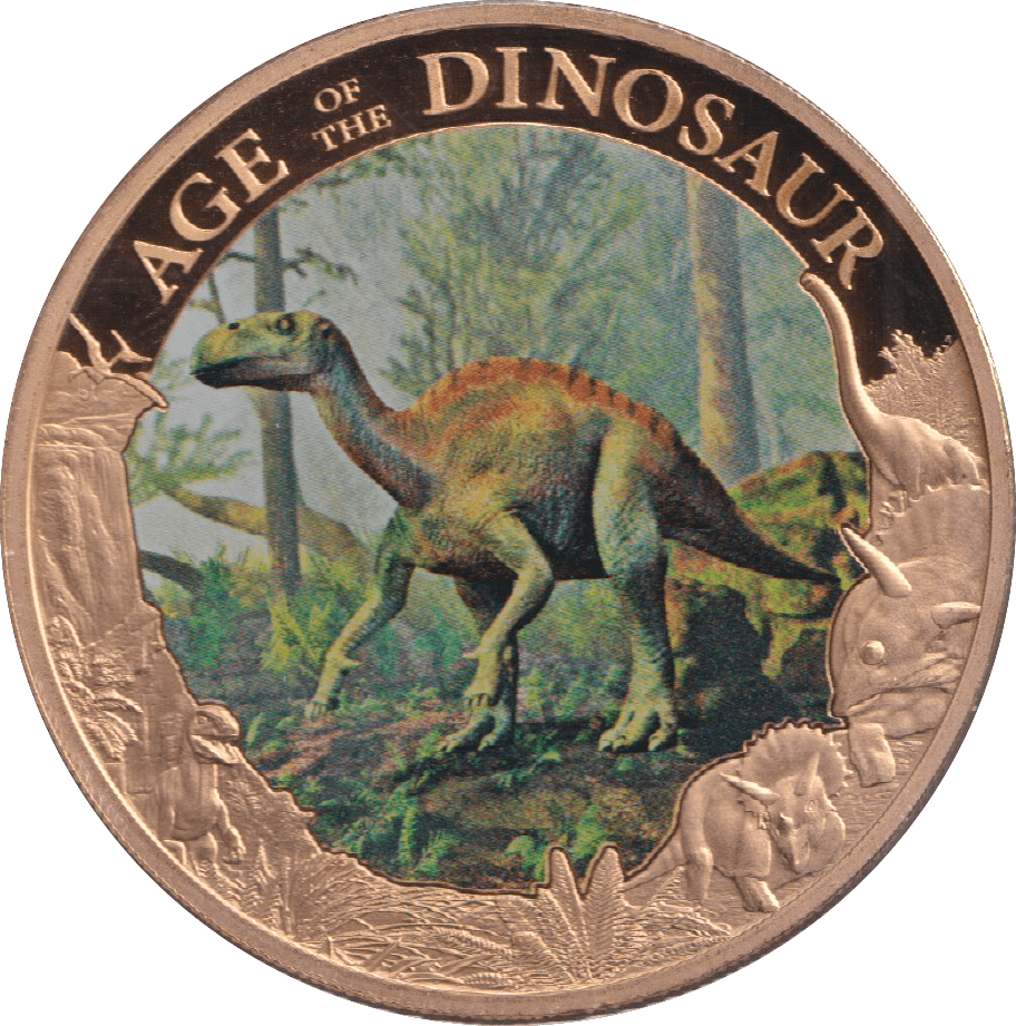 2014 DOLLAR AGE OF DINOSAURS COOK ISLANDS - WORLD COINS - Cambridgeshire Coins