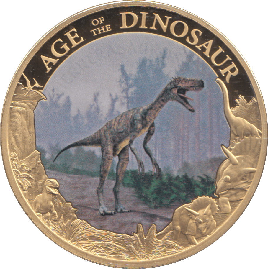 2014 DOLLAR AGE OF DINOSAURS COOK ISLANDS - WORLD COINS - Cambridgeshire Coins