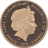 2014 FIFTY PENCE BAILIWICK OF JERSEY MAKE ME A SOLDIER LORD - WORLD COINS - Cambridgeshire Coins