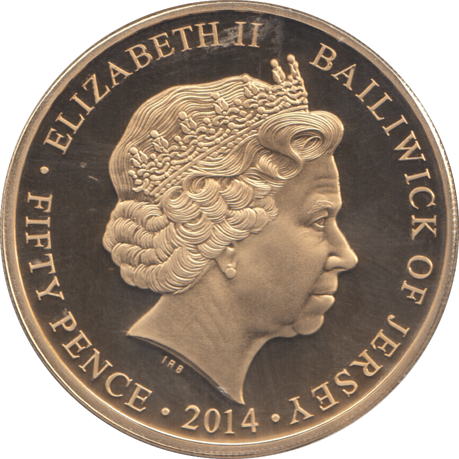 2014 FIFTY PENCE BAILIWICK OF JERSEY MAKE ME A SOLDIER LORD - WORLD COINS - Cambridgeshire Coins