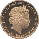 2014 FIFTY PENCE BAILIWICK OF JERSEY MAKE ME A SOLDIER LORD - WORLD COINS - Cambridgeshire Coins