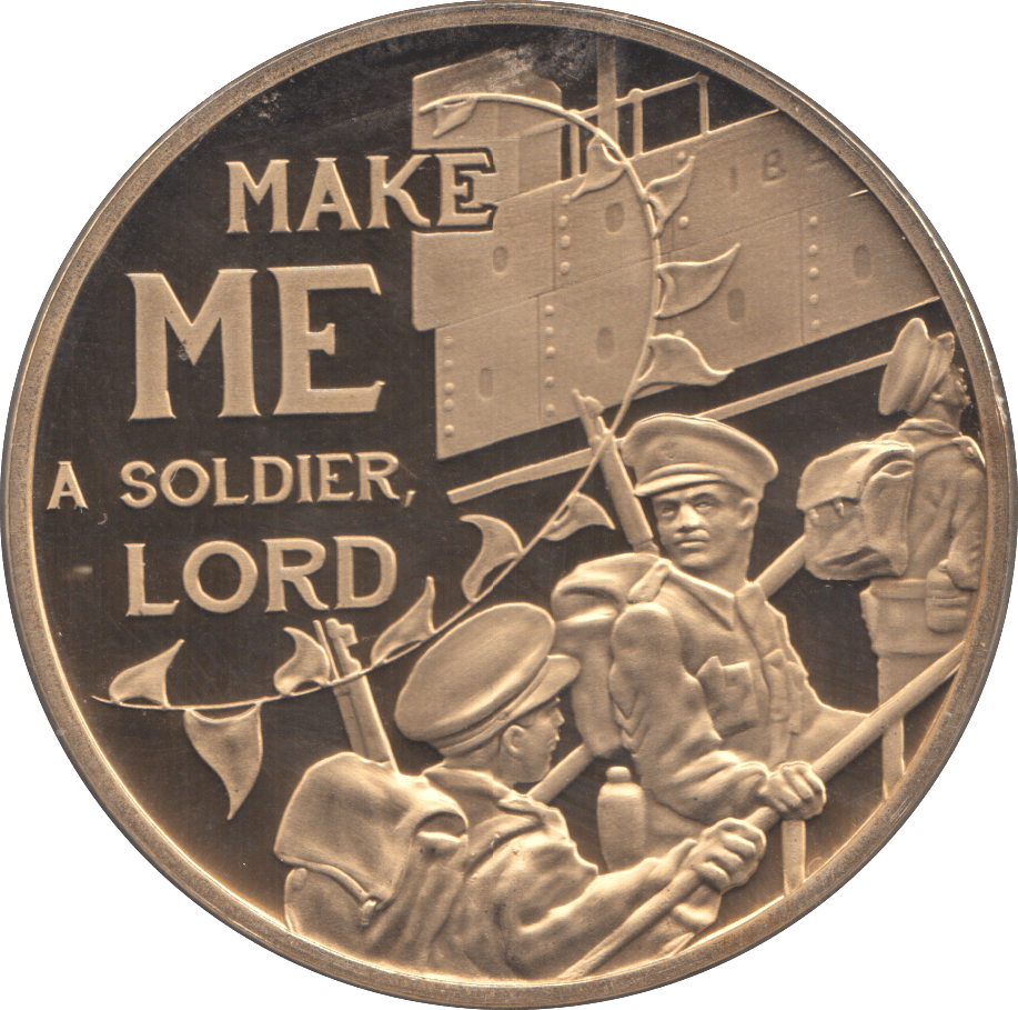 2014 FIFTY PENCE BAILIWICK OF JERSEY MAKE ME A SOLDIER LORD - WORLD COINS - Cambridgeshire Coins