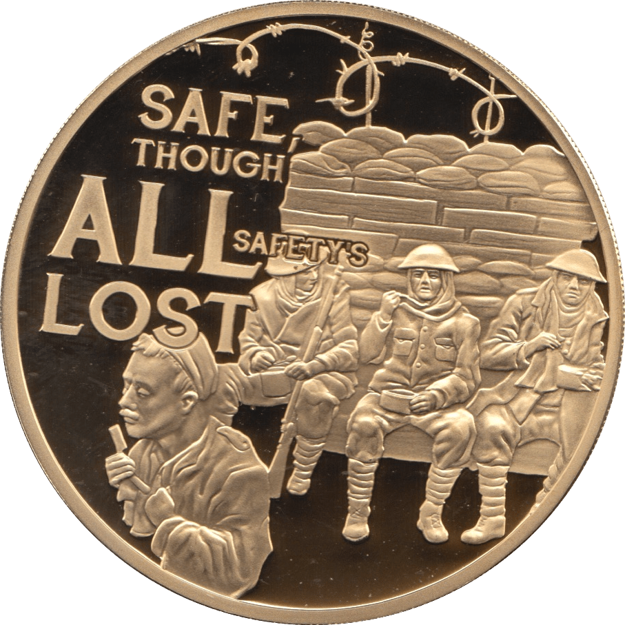 2014 FIFTY PENCE BU BAILIWICK OF JERSEY SAFE THOUGH ALL SAFETY'S LOST - WORLD COINS - Cambridgeshire Coins