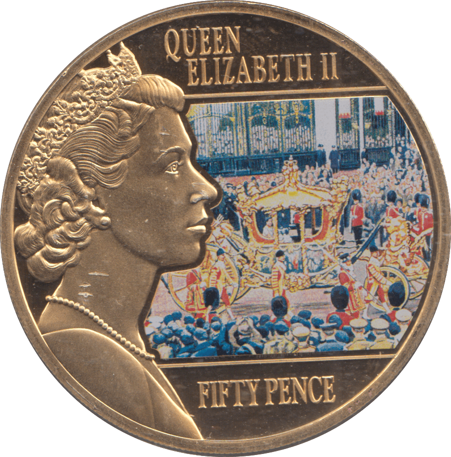 2014 FIFTY PENCE GUERNSEY - WORLD COINS - Cambridgeshire Coins