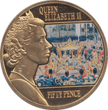 2014 FIFTY PENCE GUERNSEY - WORLD COINS - Cambridgeshire Coins