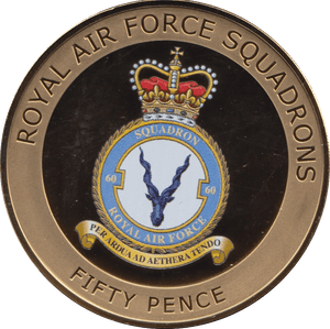 2014 FIFTY PENCE ROYAL AIR FORCE SQUADRONS PER ARDUA AD AETHERA TENDO - WORLD COINS - Cambridgeshire Coins