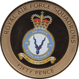 2014 FIFTY PENCE ROYAL AIR FORCE SQUADRONS PER ARDUA AD AETHERA TENDO - WORLD COINS - Cambridgeshire Coins