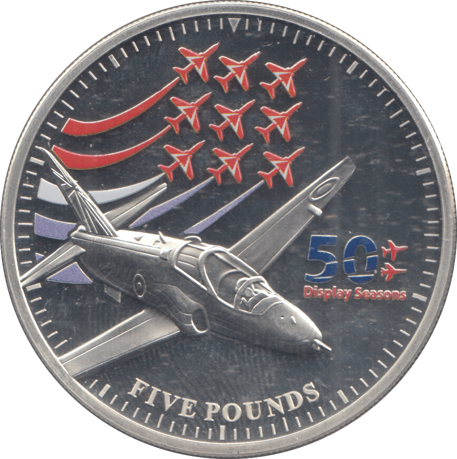 2014 FIVE POUND BAILIWICK OF JERSEY 50 DISPLAY SEASONS - WORLD COINS - Cambridgeshire Coins