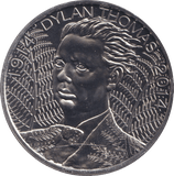 2014 FIVE POUND DYLAN THOMAS BU - £5 BU - Cambridgeshire Coins
