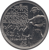 2014 FIVE POUNDS FIRST WORLD WAR ( BU ) - WORLD COINS - Cambridgeshire Coins