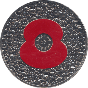 2014 FIVE POUNDS LEST WE FORGET ( BU ) - WORLD COINS - Cambridgeshire Coins