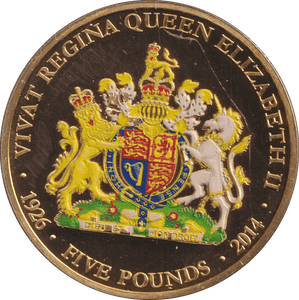 2014 FIVE POUNDS QUEEN ELIZABETH II - WORLD COINS - Cambridgeshire Coins
