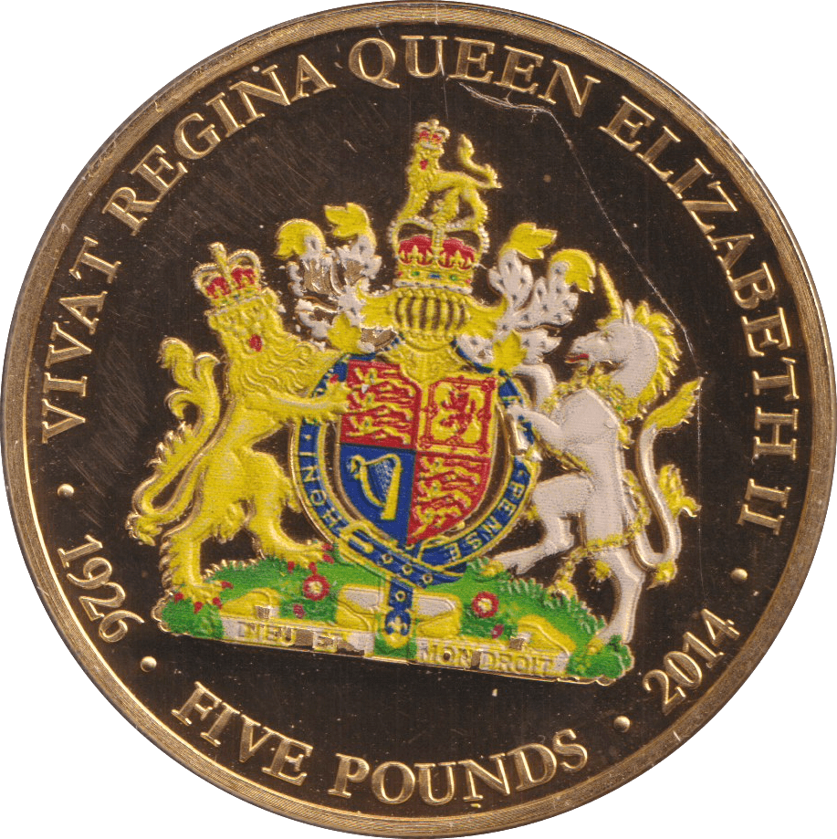 2014 FIVE POUNDS QUEEN ELIZABETH II - WORLD COINS - Cambridgeshire Coins