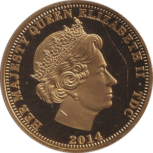 2014 FIVE POUNDS QUEEN ELIZABETH II - WORLD COINS - Cambridgeshire Coins
